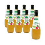 SET VAN 8 x Appelciderazijn 6% ongefilterd BIO 300ml