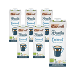 SET VAN 6 x Barista glutenvrije biologische kokosdrank 1l - Ecomil