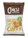 Kikkererwten kerrie chips glutenvrij bio 75g - O'Nest