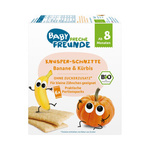 Meergranenwafels met banaan en pompoen Vanaf 8 maanden Bio (6 x 14 g) 84 g - Freche Freunde