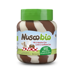 Biologische duo crème met noten, cacao en melk 400 g – Nuscobio
