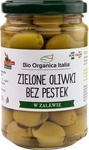 Zaadloze groene olijven in pekel BIO 280 g (160 g) (potje)