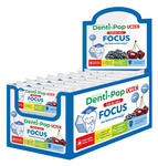 Kers-bosbes lollybal voor concentratie, suikervrij, glutenvrij, voedingssupplement, 6 g - Mniam Mniam Starpharma – Denti - Pop