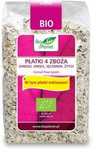4 granenvlokken (spelt, haver, gerst, rogge) Biologisch 300 g – Bio Planet