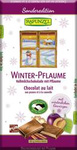 Winterpruim melkchocolade BIO 80 g