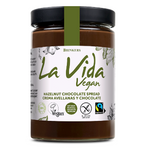 Glutenvrije fairtrade chocolade en notencrème bio 600 g - LA VIDA