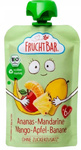 Fruitpuree ananas, mandarijn, mango, appel, banaan Biologisch 100 g – Fruchtbar