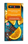 Melkchocolade met sinaasappel, zonder toegevoegde suikers, 75 g – Pure&Good