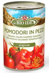 Gesneden tomaten zonder vel (blik) BIO 400 g