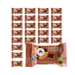 SET VAN 24 x Speltkoekjes met pure chocolade fair trade BIO 28 g
