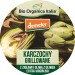 Gegrilde artisjokken met kruiden en extra vierge olijfolie Demeter bio 125 g - Bio Organica Italia