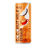 Drank op basis van kokoswater met extract van kokosvlees met koffiesmaak latte 320 ml – Vinut
