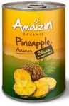 Ananas plakjes op eigen sap (blik) Biologisch 400 g (220 g) – Amaizin