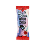 Kristallen bol lolly met aardbeiensmaak, met vitamine D en C, suikervrij en glutenvrij, 8 g – Joe Glow