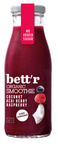 Koudgeperste smoothie met framboos, acai bes en kokosnoot BIO 250 ml - smart organic (Bett'r)