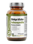 Ginkgo biloba + Ashwagandha Memory Complex voedingssupplement 60 capsules - Pharmovit (Clean Label)