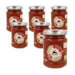 SET VAN 6 x Tomatenconcentraat 28 % BIO 130 g