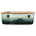 PLA plastic lunchbox met compartiment Air Balloon Valley 800 ml - Chic-Mic