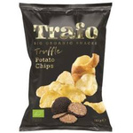 Trafo biologische aardappelchips met zwarte truffelsmaak 100 g