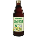Kombucha limoen-gember Biologisch 330 ml – Voelkel