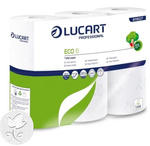 Wit toiletpapier, 6 rollen, 2-laags, 24 m, 200 vellen, Ecolabel – Eco Natural