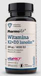 Vitamine K2 + D3 glutenvrij voedingssupplement 60 capsules - Pharmovit (Classic)