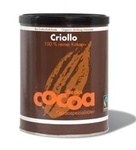 Fair trade glutenvrij criollo cacaopoeder BIO 250 g