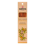 Indiase wierook zoete amandel (15 stuks) 30 g - Sattva