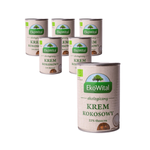 SET VAN 6 x Kokosroom 22% vet ( kokosmelk ) BIO 400 ml