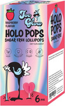 Holopops suikervrije lolly met frambozensmaak, met vitamine C en vitamine D (6 stuks) 36 g – Joe Glow