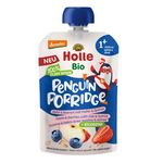 Pinguïn havermoutmousse (appel - rijst - bessen - quinoa) van 1 jaar Demeter bio 110 g - Holle