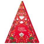 English Tea Shop, BIO adventskalender kerstboom rode thee 13 smaken, 25 piramides
