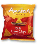 Biologische glutenvrije chili maïschips 75 g – Amaizin