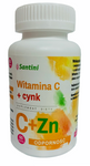 Vitamine C + Zink voedingssupplement 60 tabletten - Santini