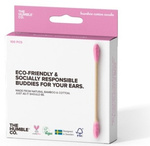 Bamboe wattenstaafjes roze 100 stuks – The Humble