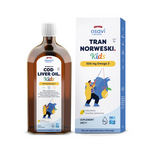 Noorse omega-3 levertraan (500 mg) voor kinderen vanaf 3 jaar met citroensmaak voedingssupplement 500 ml - OSAVI